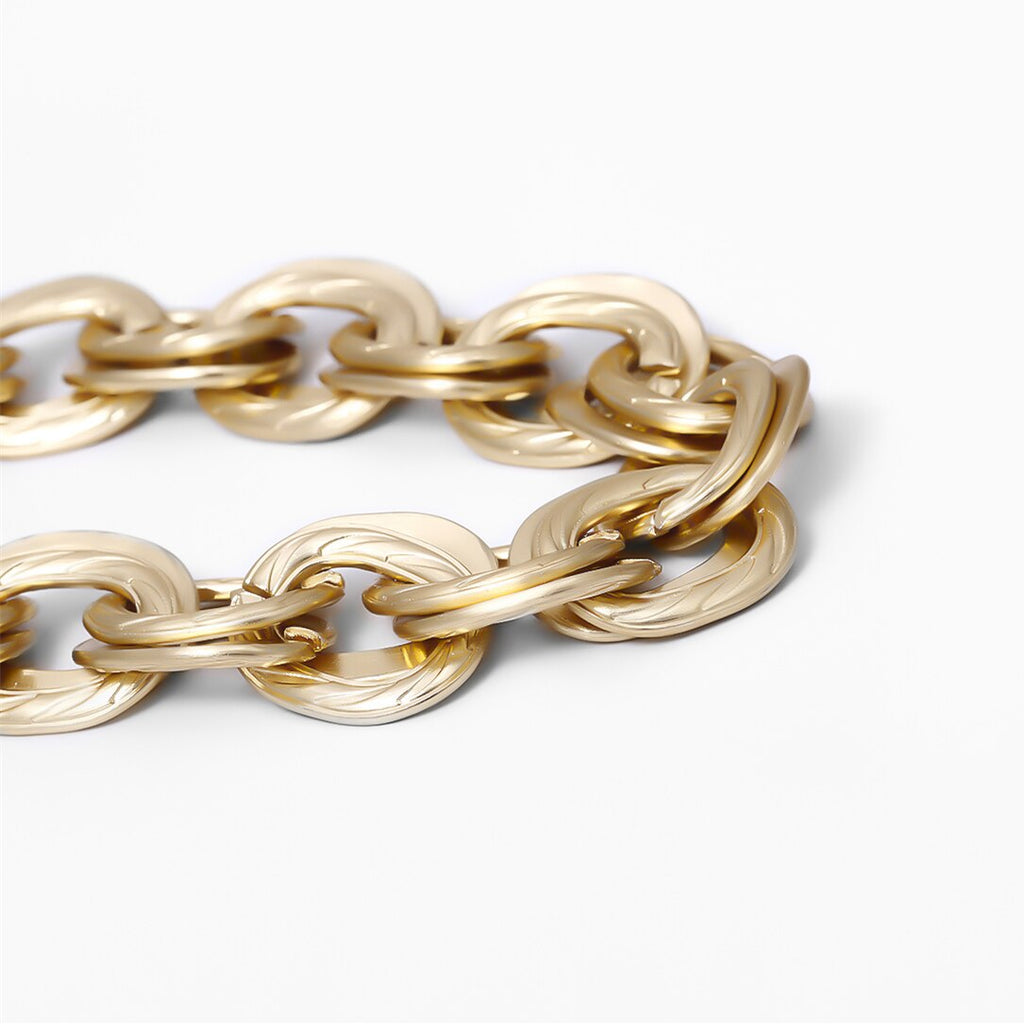 Chunky Curb Chain Choker Necklace