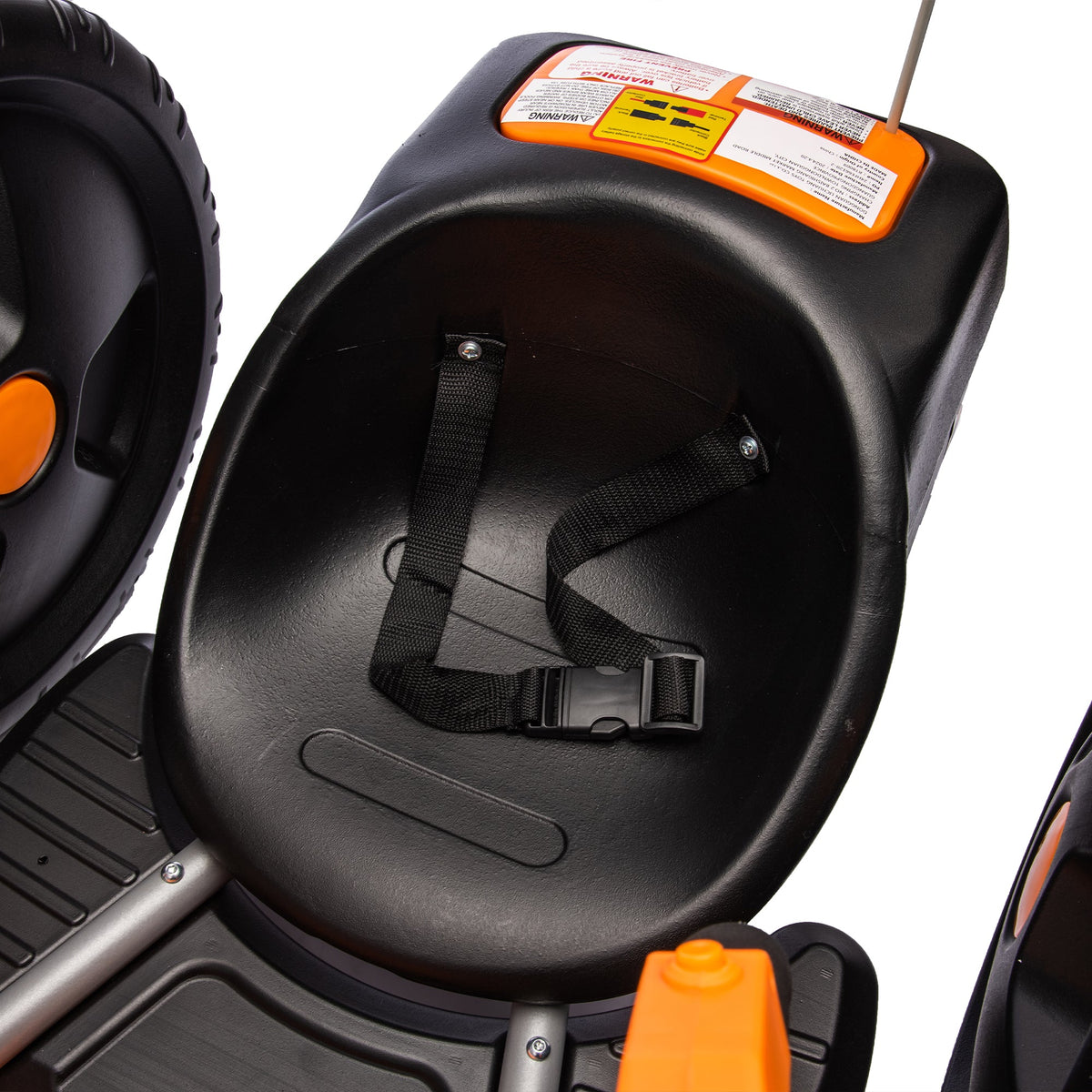 12V Kids' Electric Spin Ride-On Toy | Orange