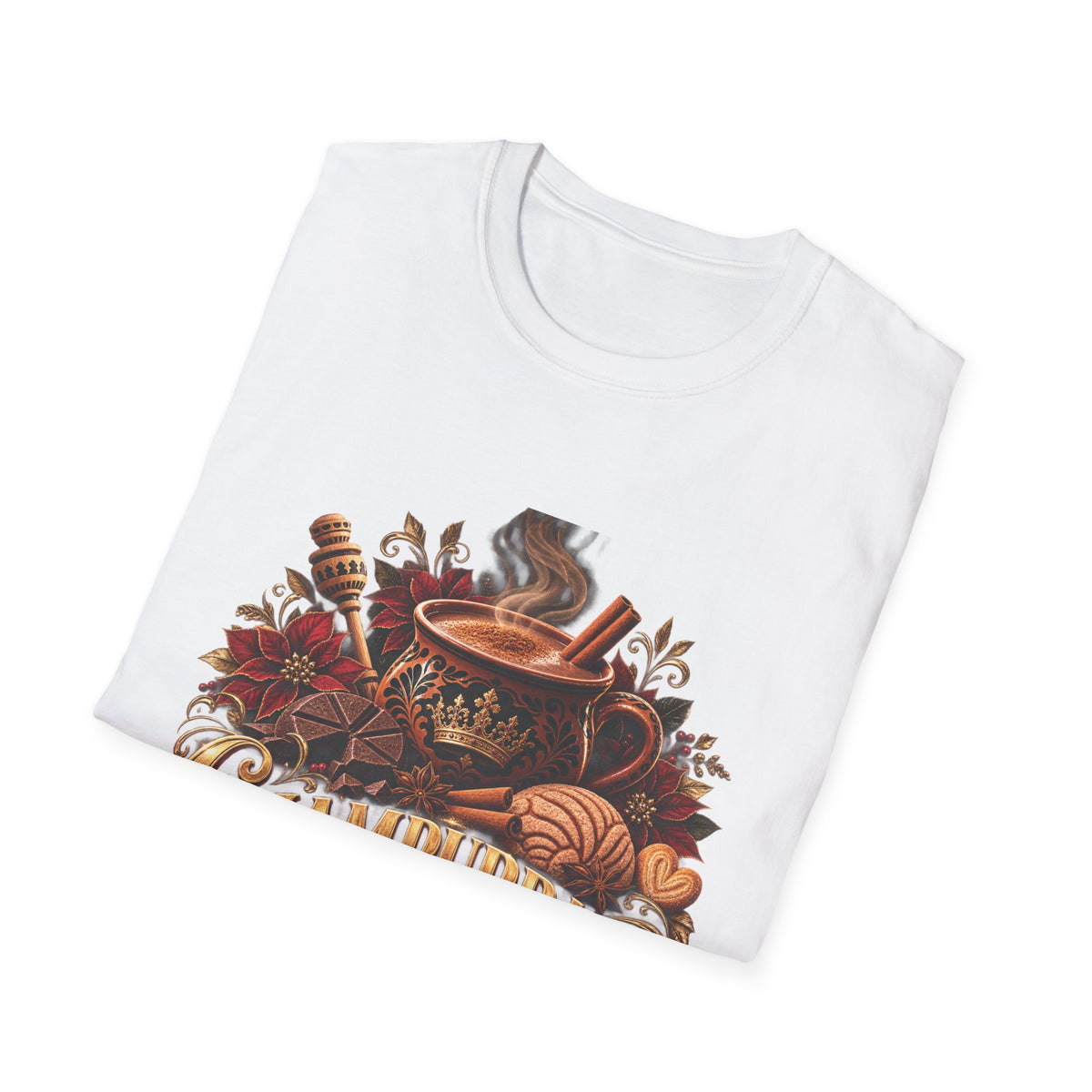 Champurrado & Chill Mexican Hot Chocolate Graphic T-Shirt | Unisex Fall Tee