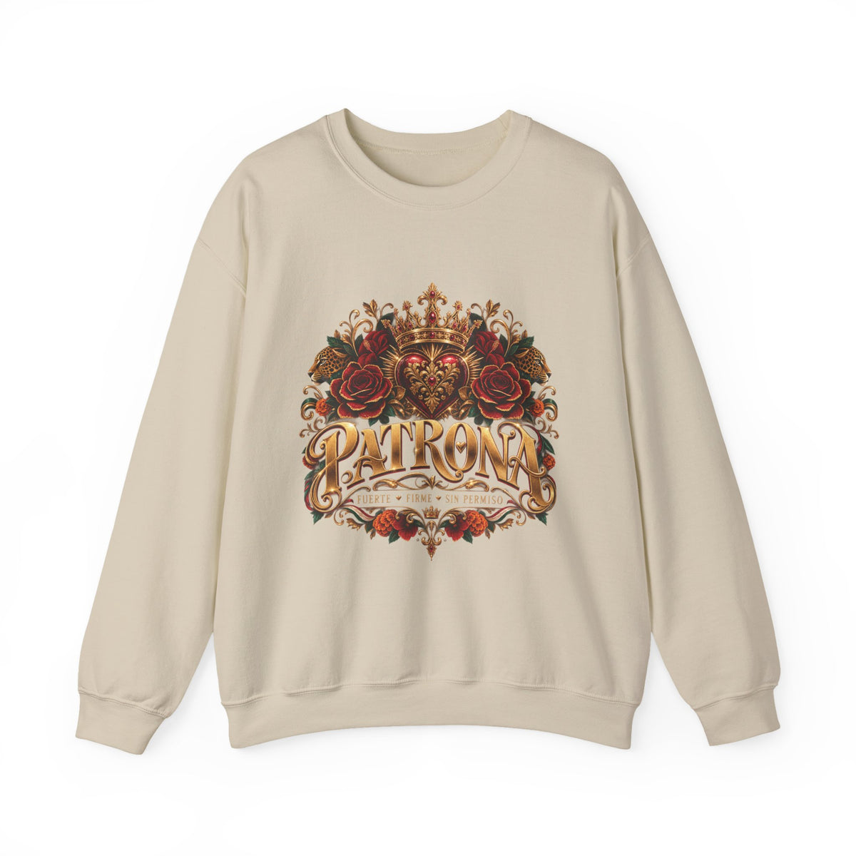 Patrona | Crowned in Power – Chicaify Collection | Unisex Heavy Blend™ Crewneck Sweatshirt