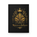 Raíces de Jalisco Hardcover Journal — Elegant Gold Agave Crown Notebook