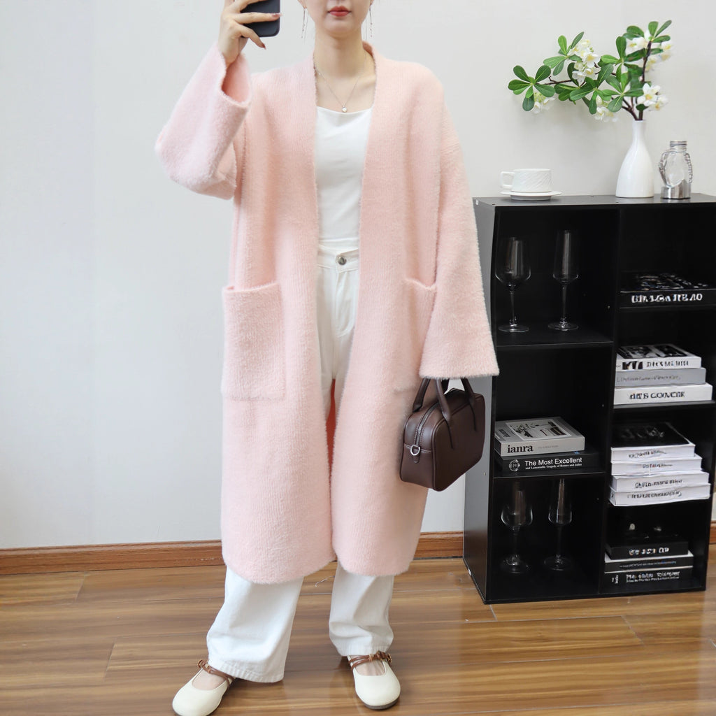 Longline Open-Front Sweater
