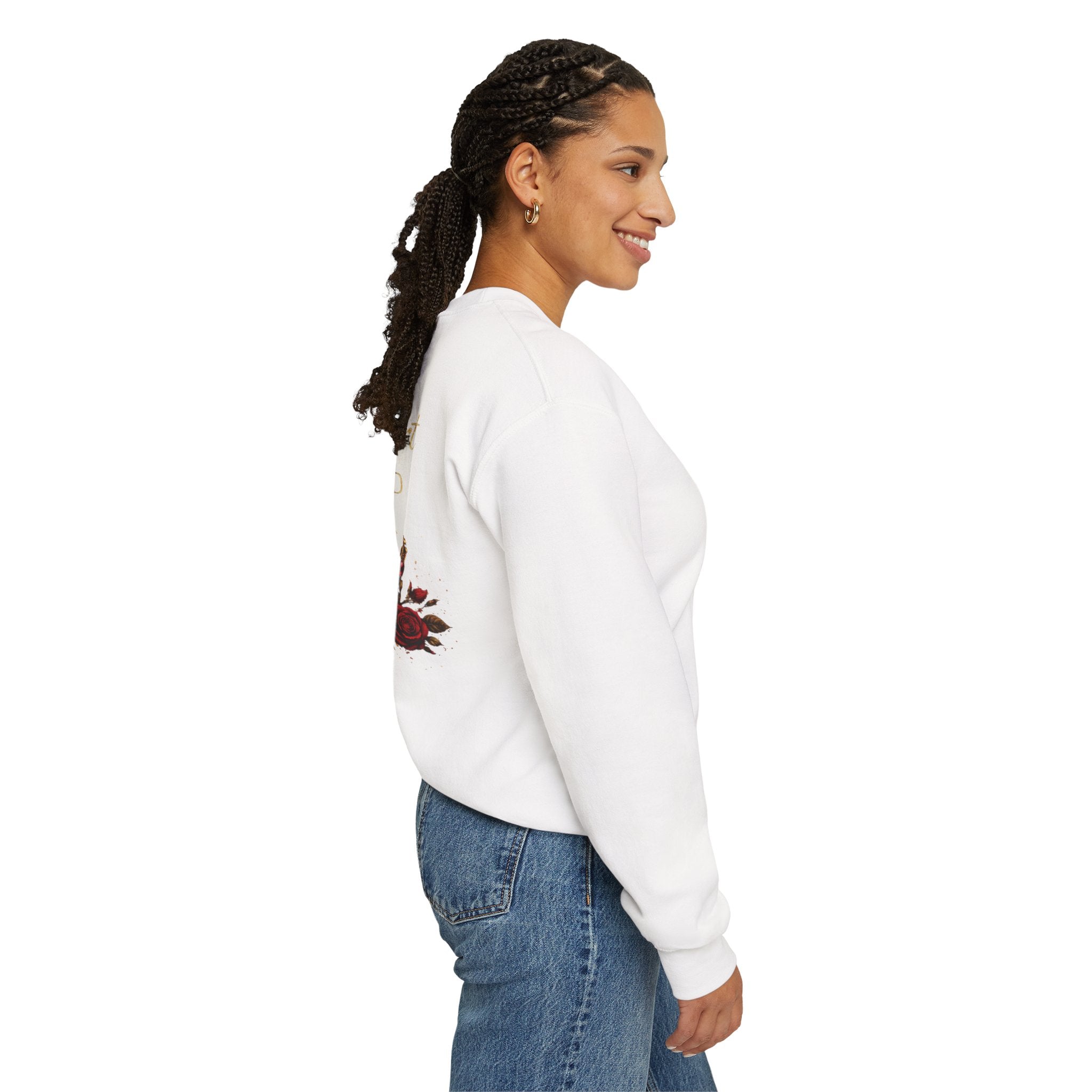 Soft Heart Cold Mind Rose Crown Sweatshirt