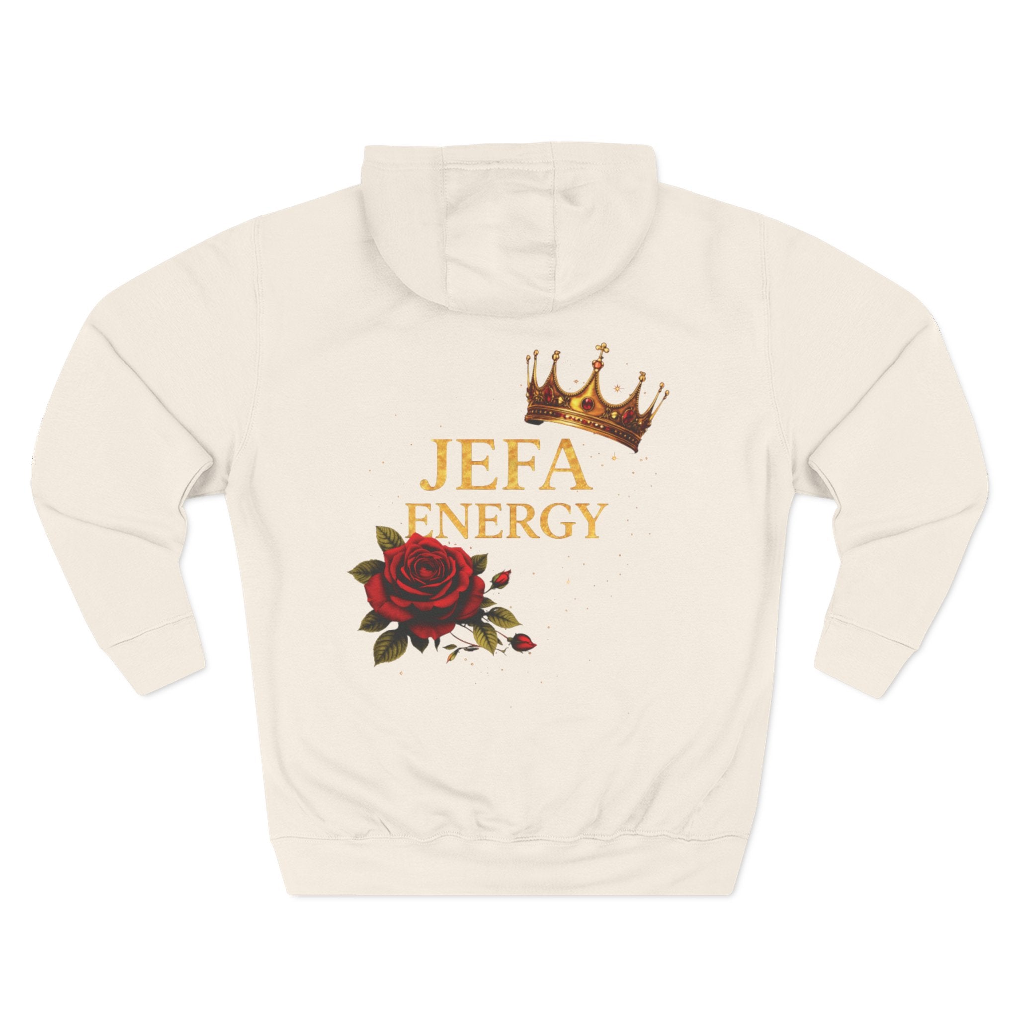 Jefa Energy Hoodie – Rose & Crown Graphic Fleece Pullover