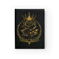 Born to Bloom Rose Journal | Gold Crown Floral Notebook