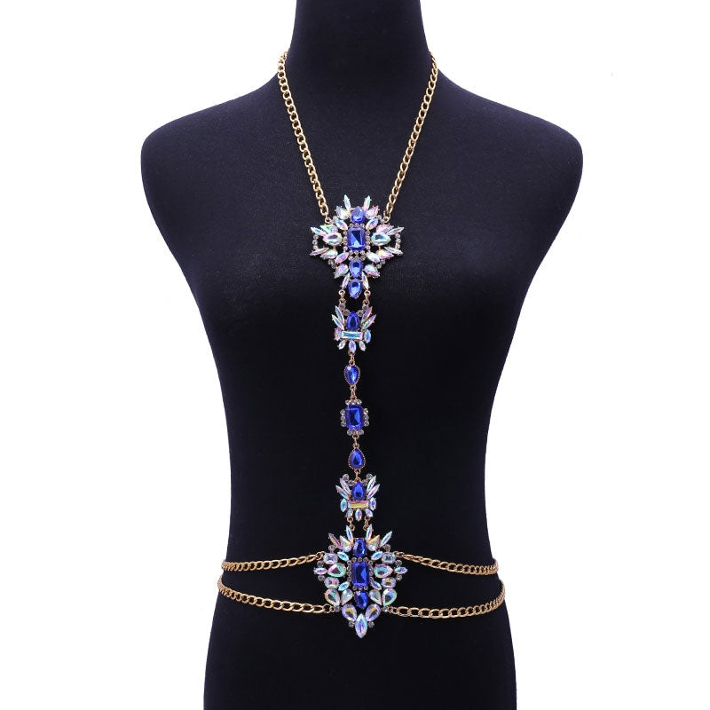 Crystal Statement Body Chain