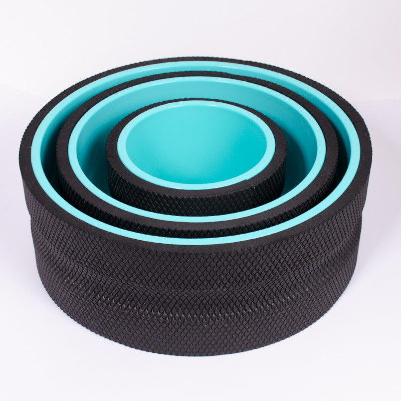 3-Piece Yoga Wheel & Massage Set