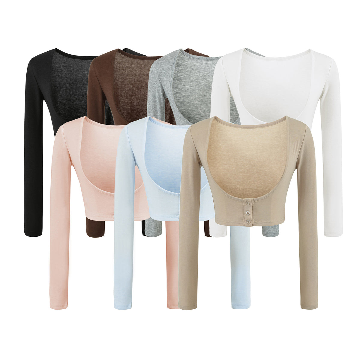 Slim V-Neck Cropped Knit Cardigan