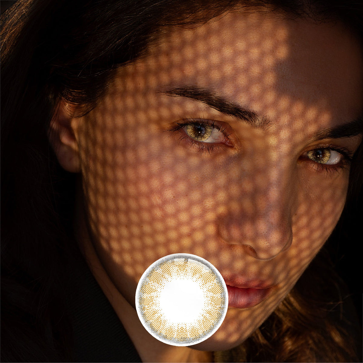 1Pcs FDA Certificate Eyes Beautiful Pupil Colorful Girl Cosplay Contact Lenses Brown