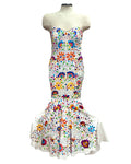 Priscila Hand-Embroidered Mexican Gala Dress — Made to Order