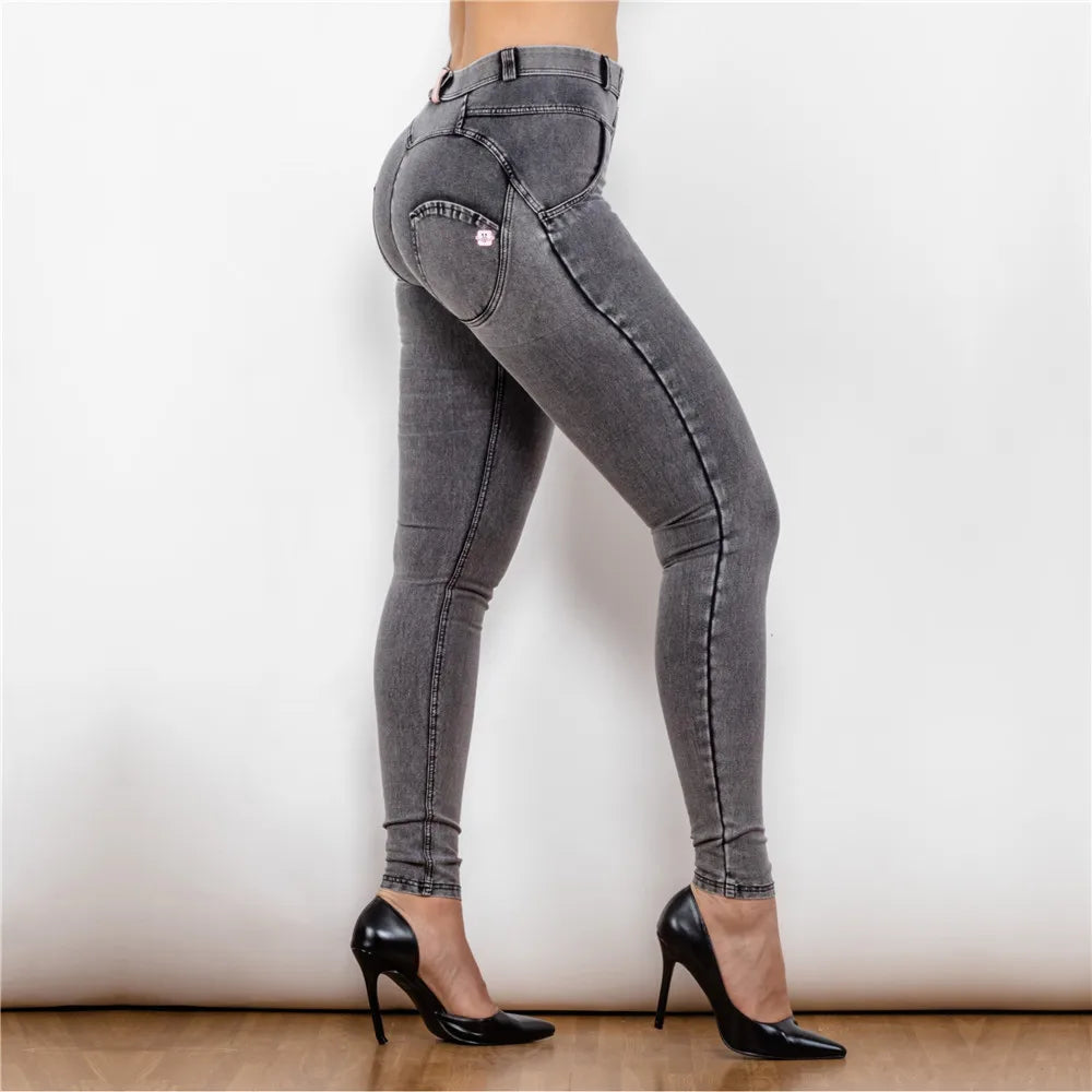 Shascullfites Melody Lifting Jeggings Butt Lift Jeans Denim Push Up Jeans Women's Pants Female Clothing Streetwear