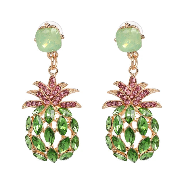 Crystal Drop Statement Earrings