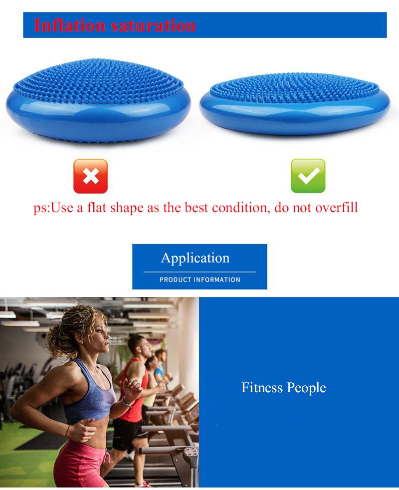 Inflatable Balance & Massage Cushion