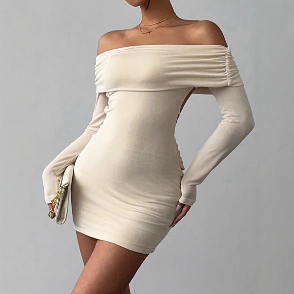 Sculpted One-Shoulder Mini Dress