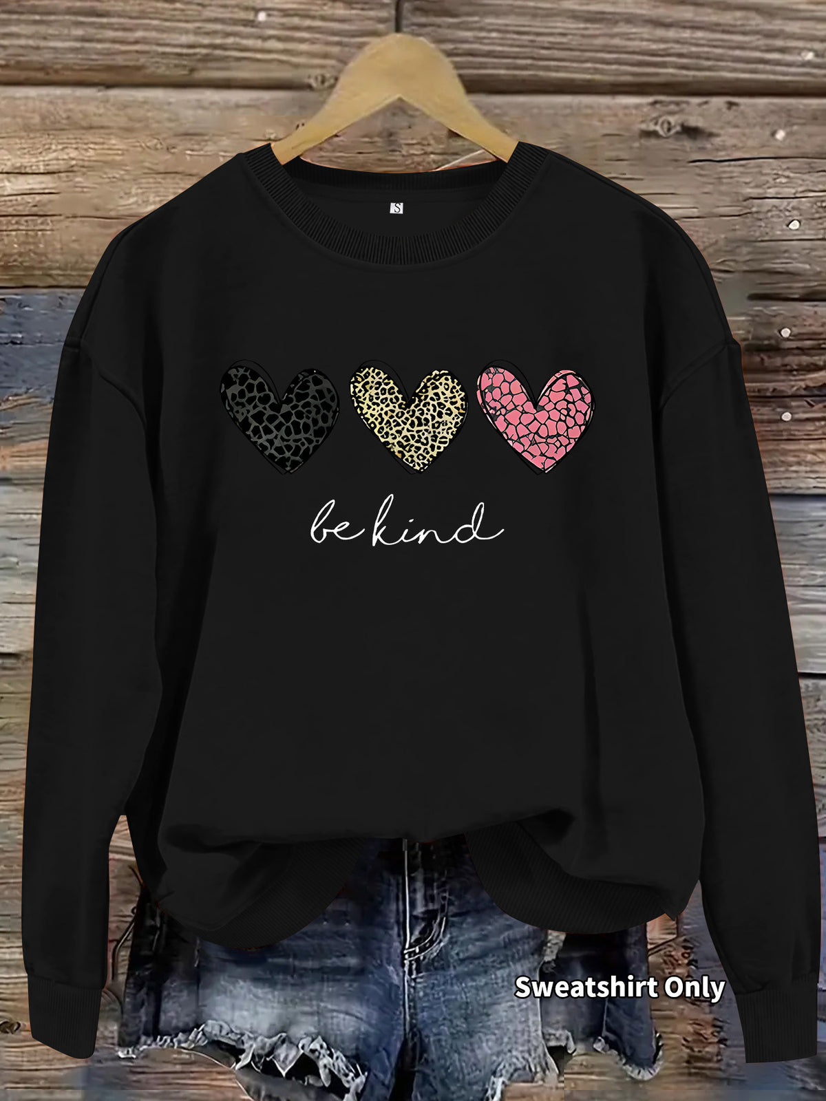 Printed Fleece Crewneck Sweatshirt