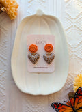 Corazón Florido Earrings🧡🌼
