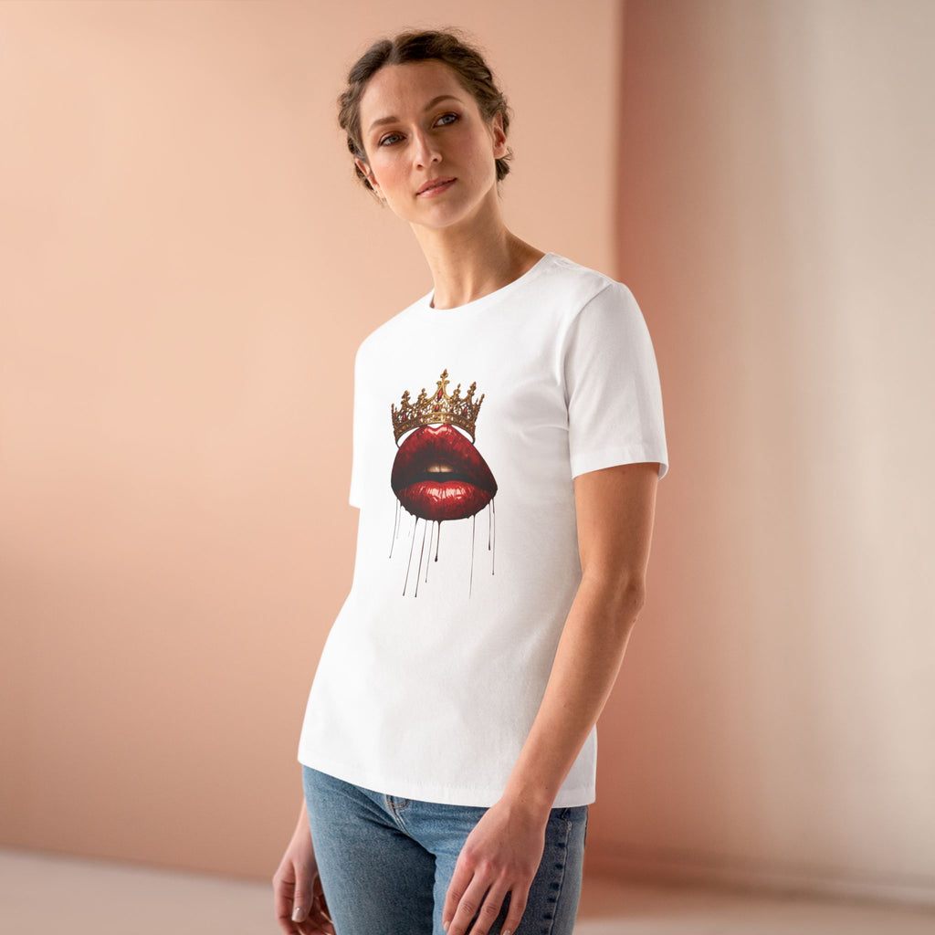 Crowned Lips Graphic Cotton Tee