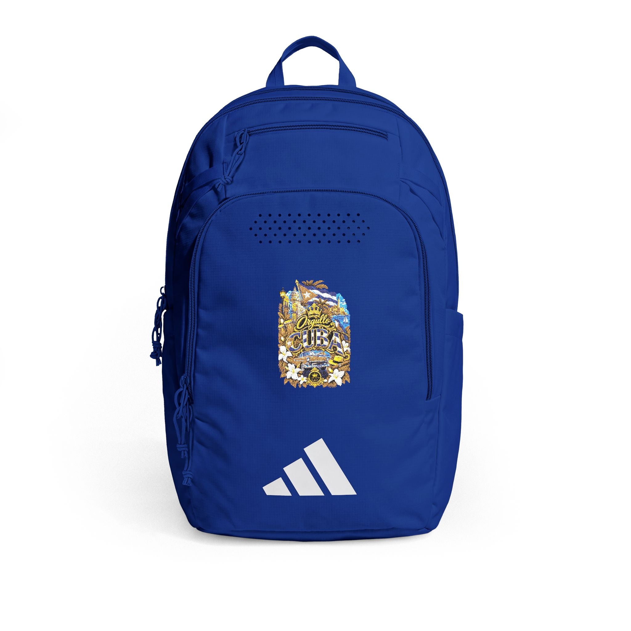 Orgullo Cuba — Raíces Unidas Collection | adidas® Defender 5 Backpack (Embroidery)