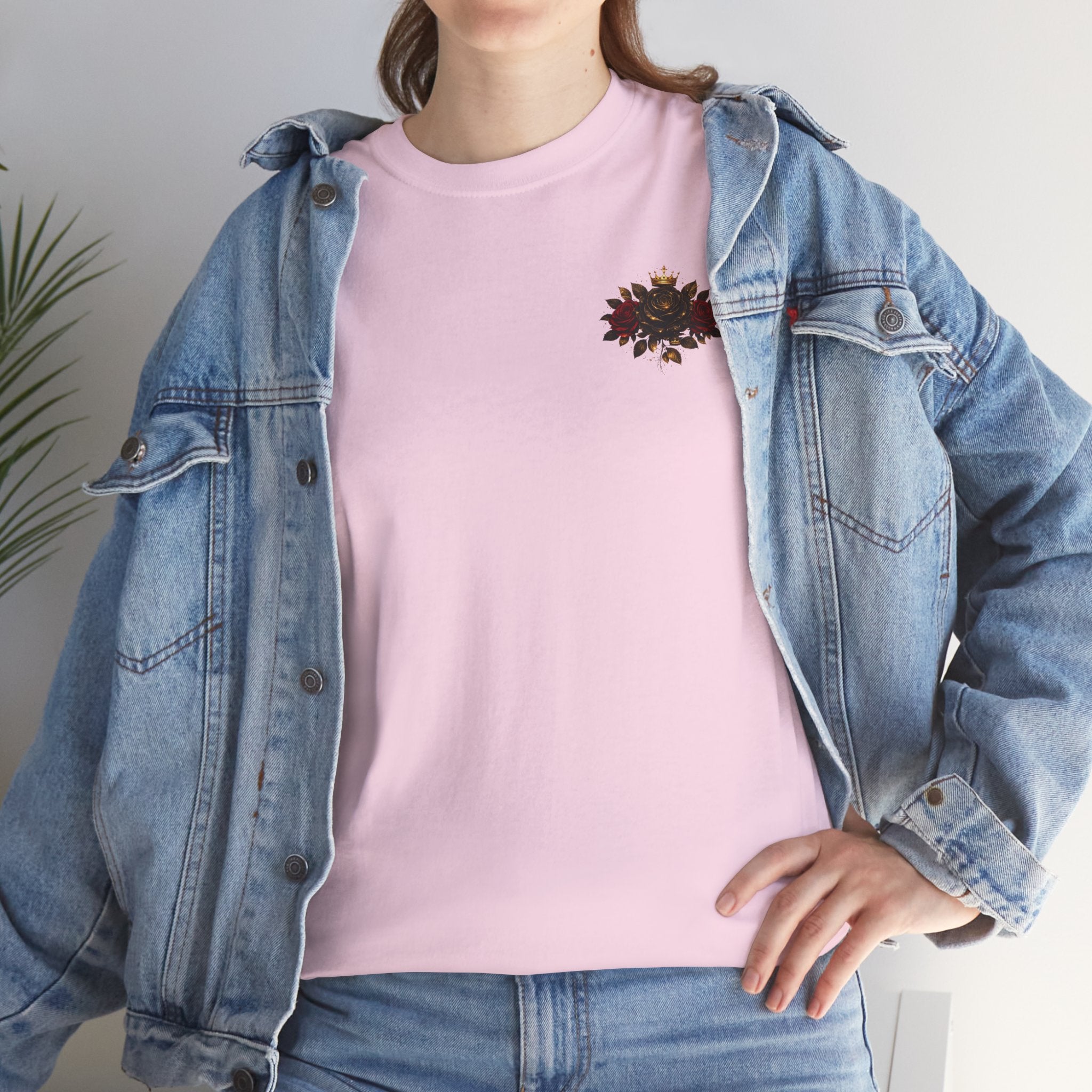 Queen Energy Tee — Floral Crown Graphic T‑Shirt