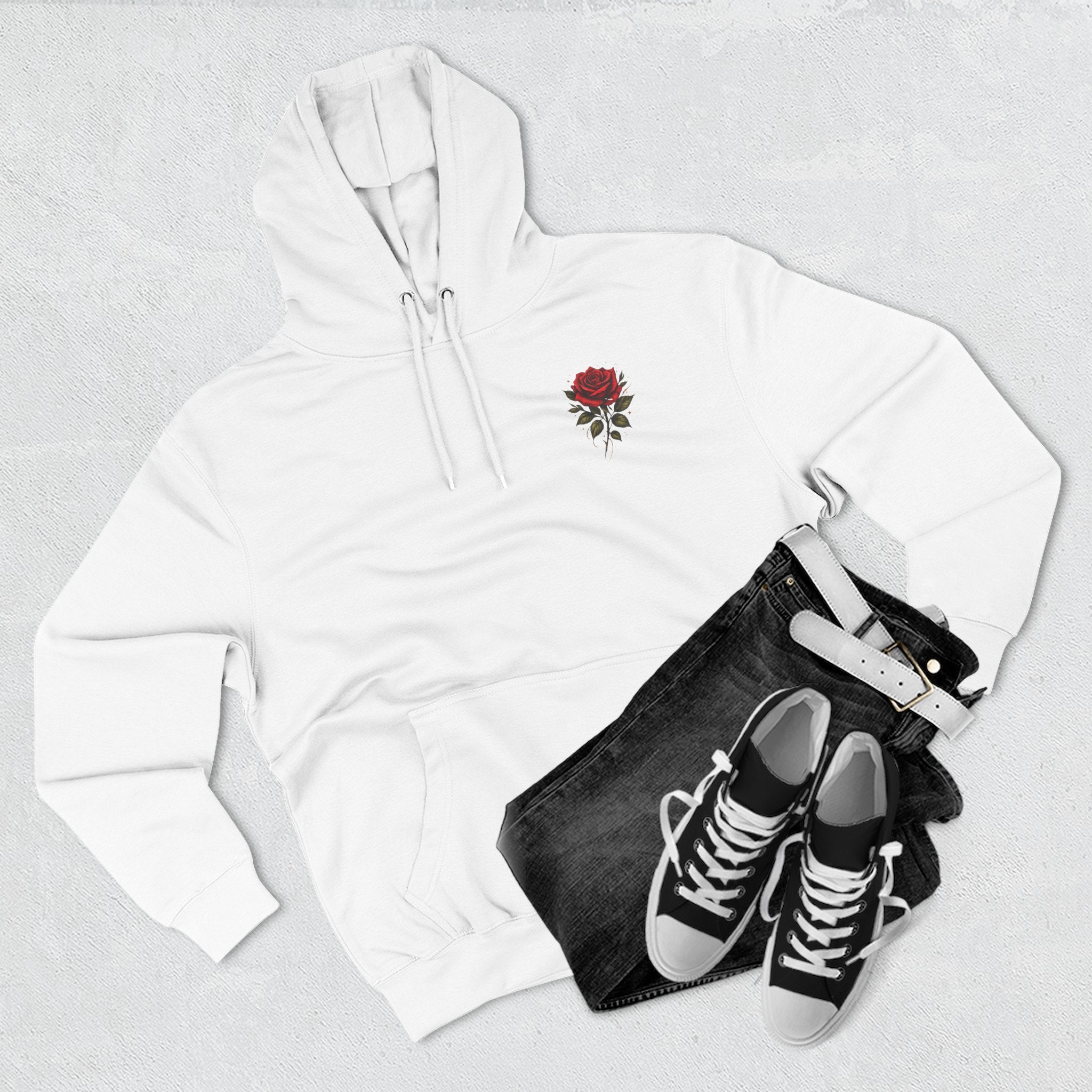 Jefa Energy Hoodie – Rose & Crown Graphic Fleece Pullover