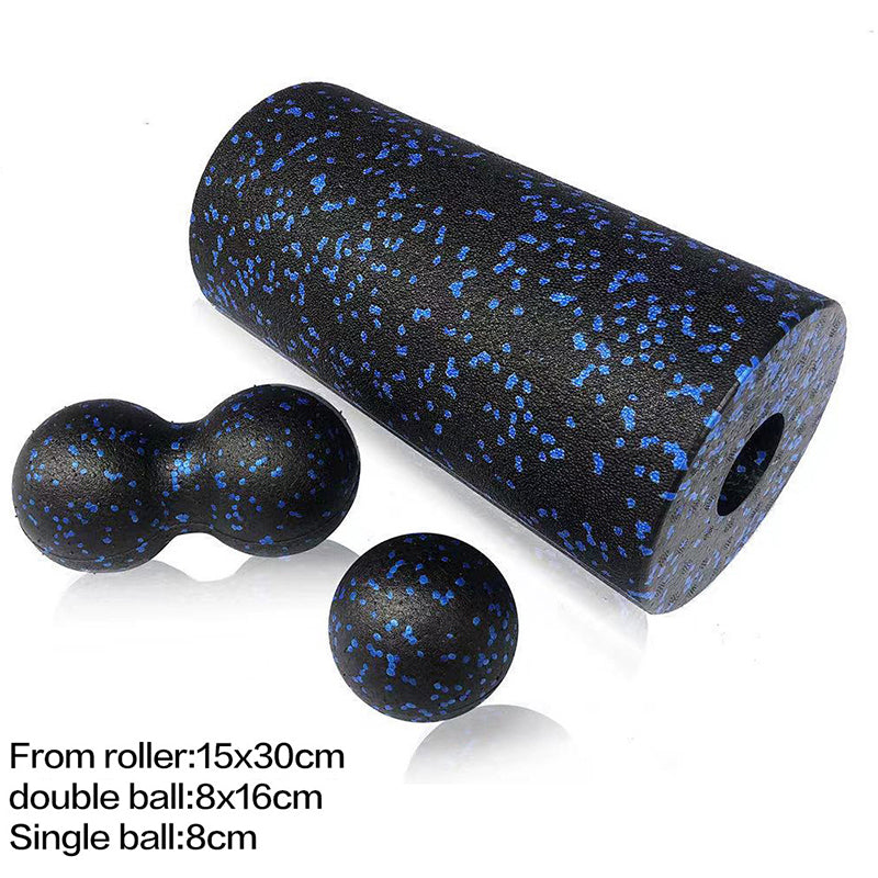 Foam Roller & Massage Ball Set