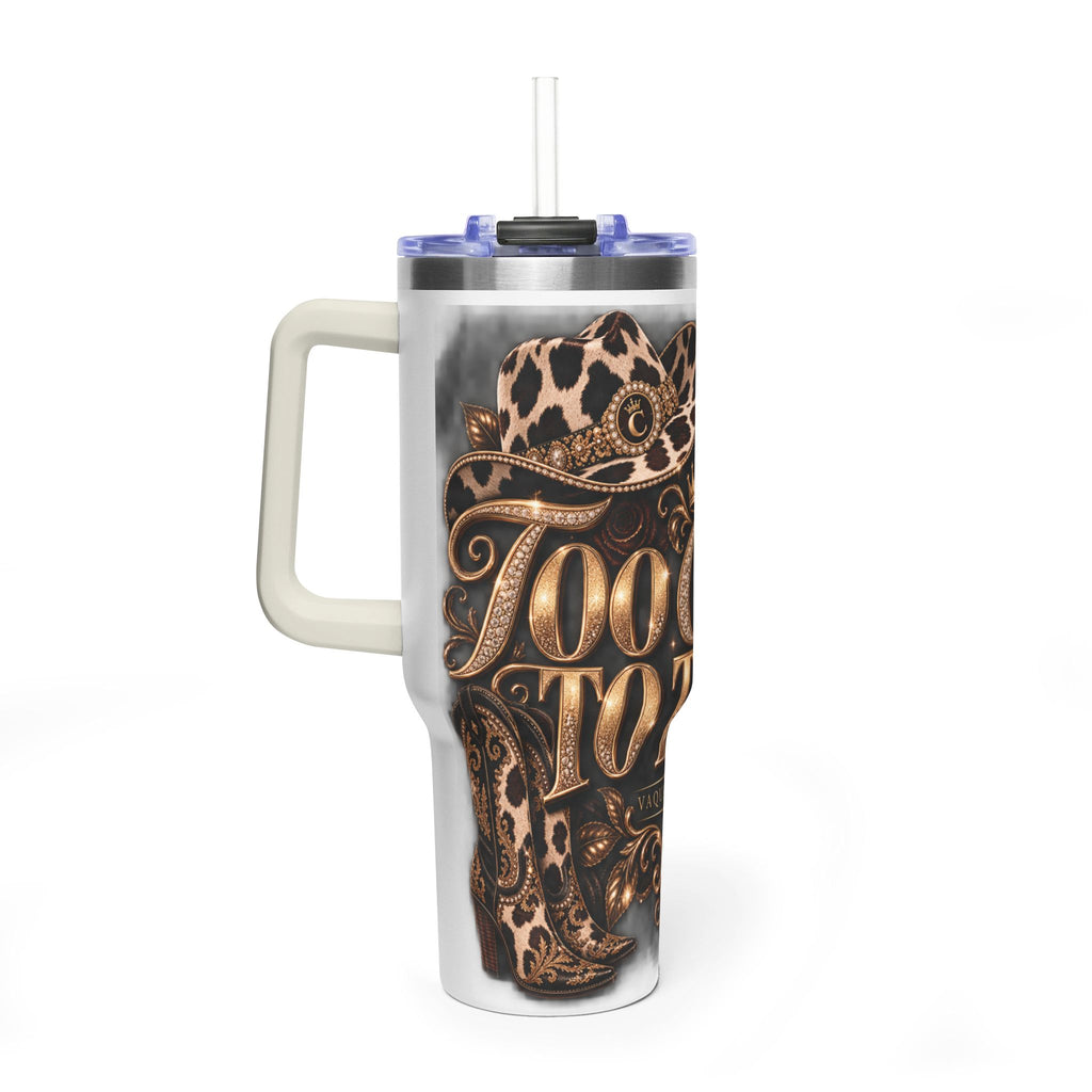 Vaquera Lux – Too Glam to Tame | Vacuum Thermal Tumbler, 40oz