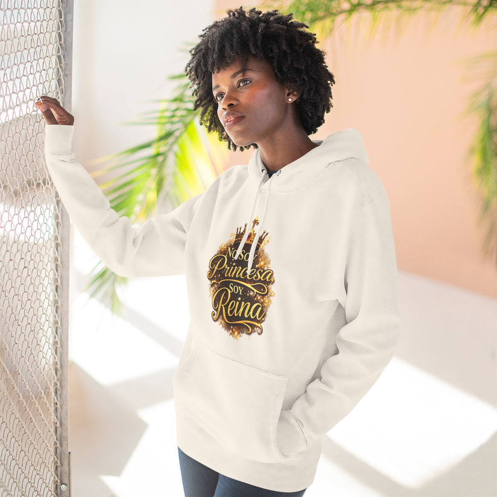 Reina Hoodie — "No Soy Princesa, Soy Reina" Queen Crown Pullover