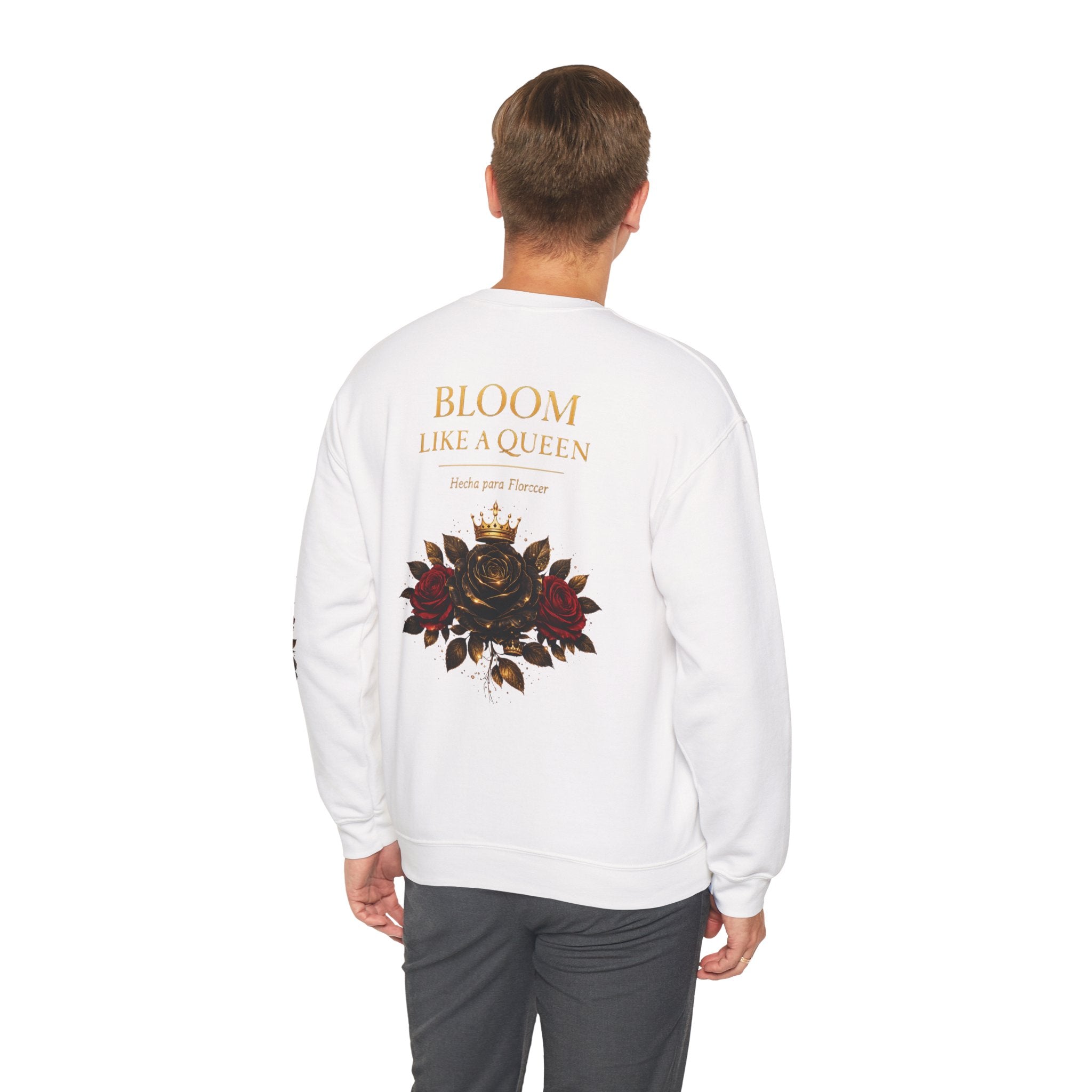 Bloom Like a Queen Sweatshirt — Floral Crown Crewneck