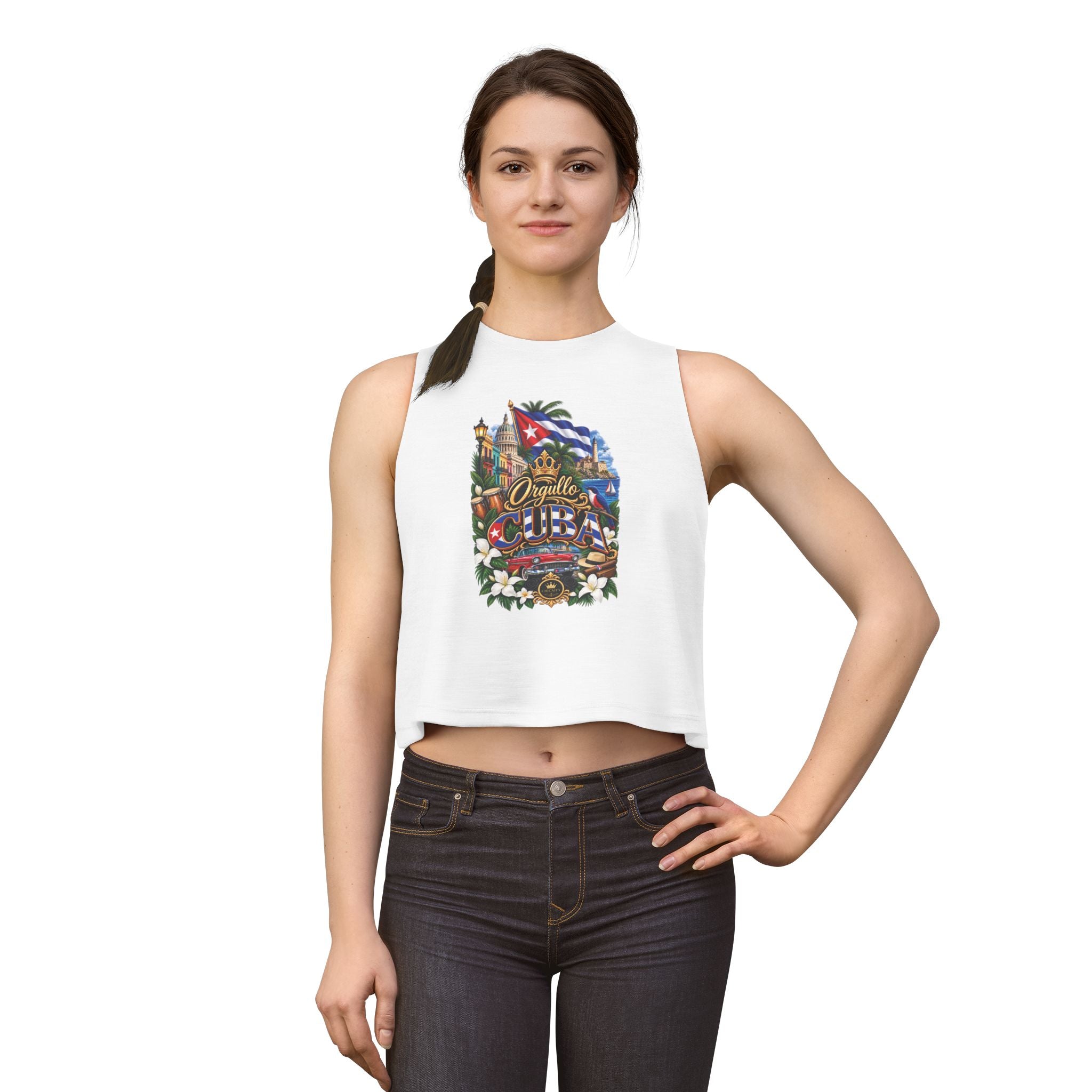 Orgullo Cuba — Raíces Unidas Collection |  Crop Top