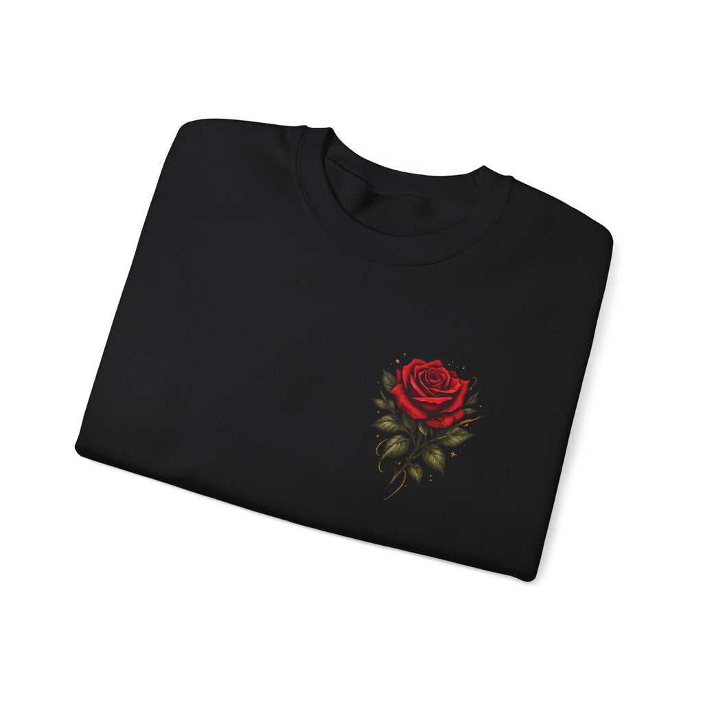 Soft Heart Cold Mind Rose Crown Sweatshirt