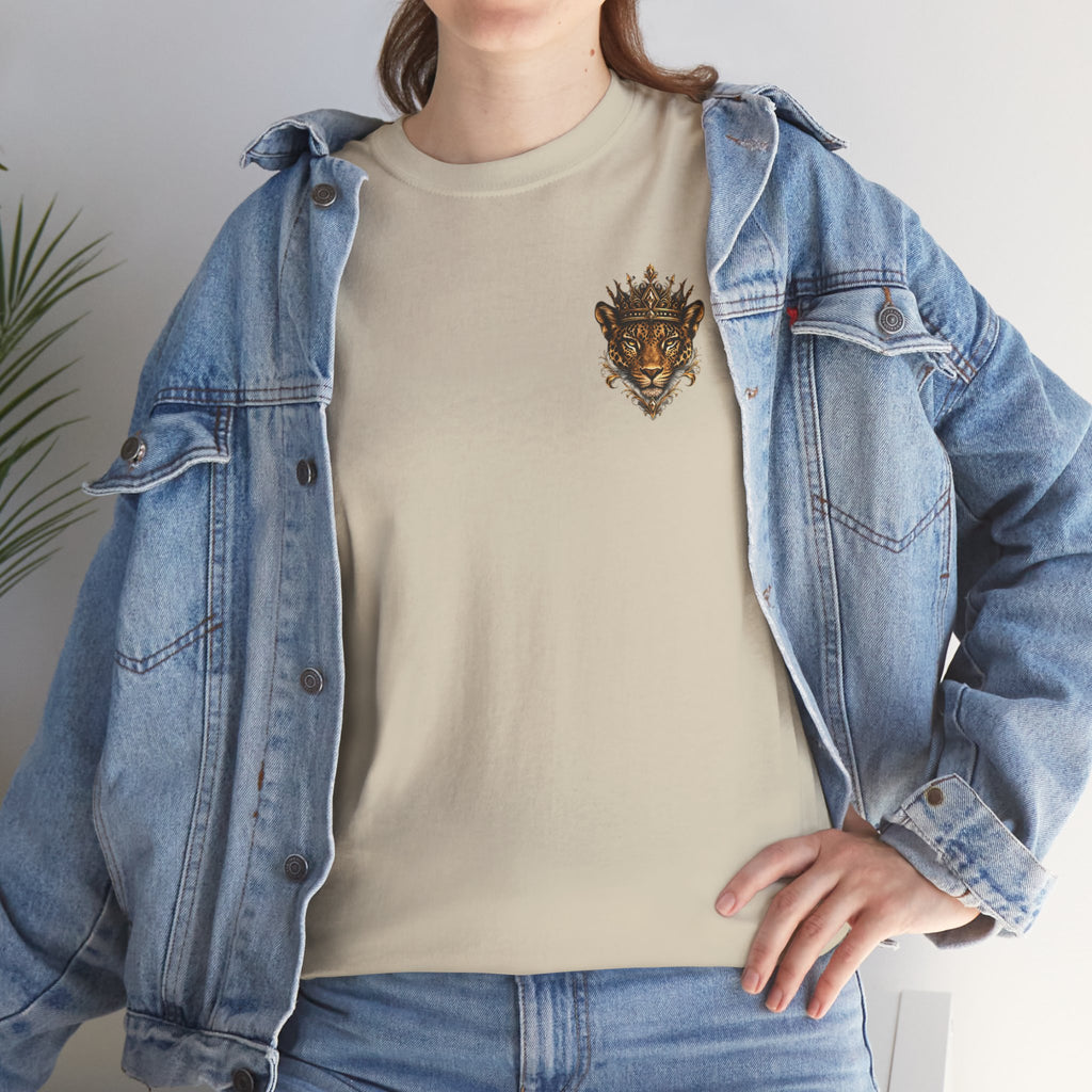 Golden Crowned Jaguar Tee — Graphic T-Shirt