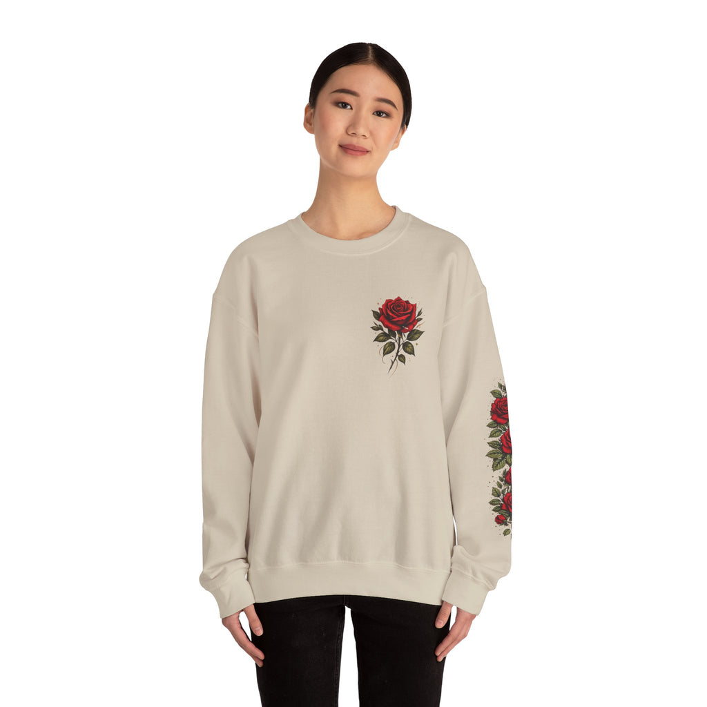 Soft Heart Cold Mind Rose Crown Sweatshirt