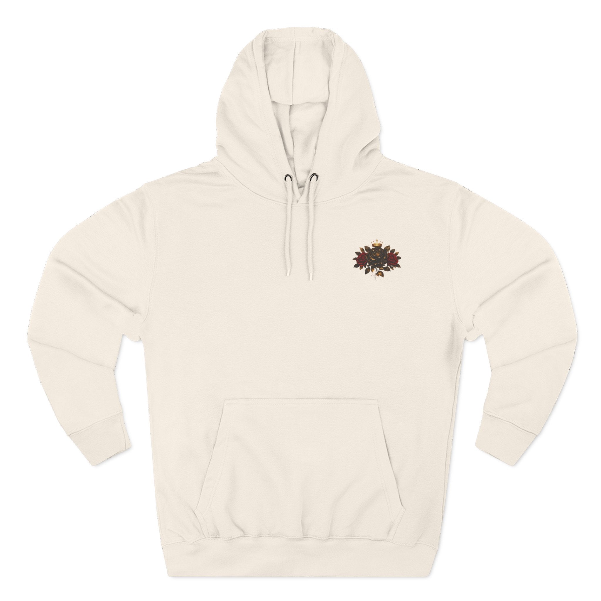 "Soft Heart. Sharp Mind." Rose Crest Design Hoodie