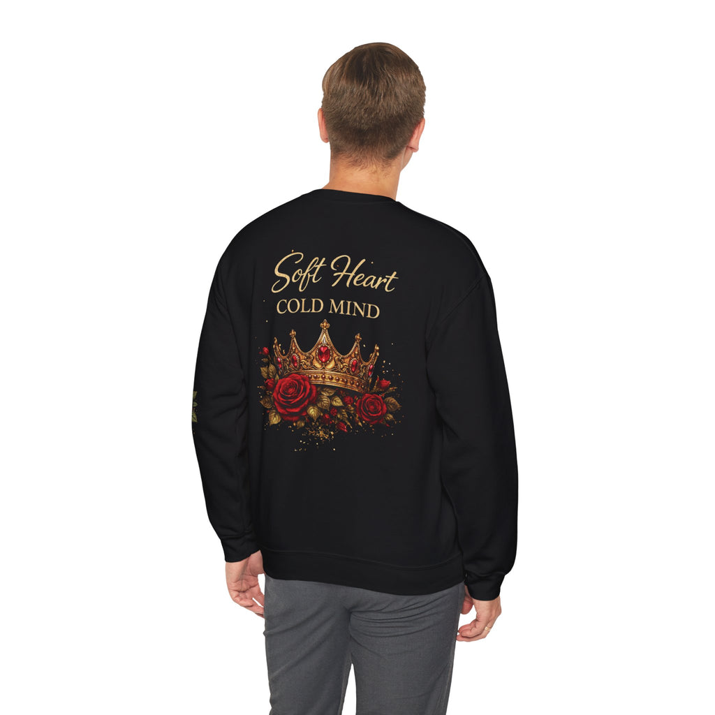 Soft Heart Cold Mind Rose Crown Sweatshirt