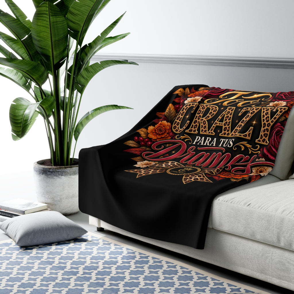 Too Crazy Para Tus Dramas – Jaguar Edition | Sherpa Fleece Blanket