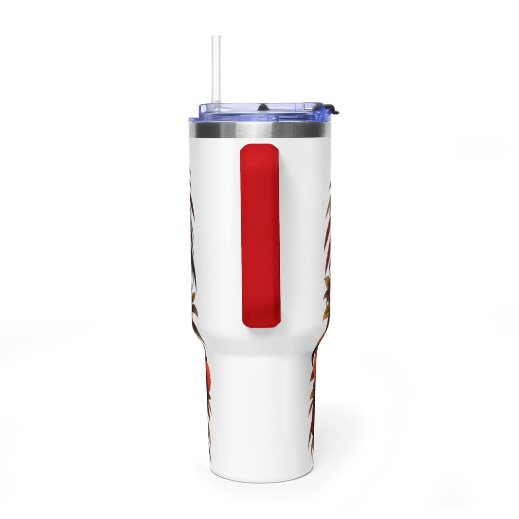Reina Azteca: Entre Rosas y Cempasúchil | Vacuum Thermal Tumbler, 40oz