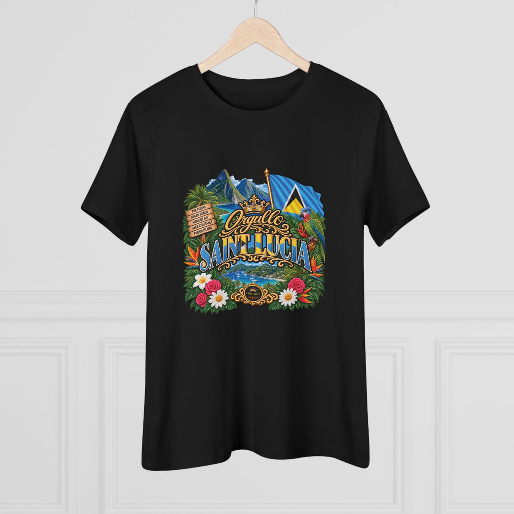 Orgullo Saint Lucia — Raíces Unidas Collection | Cotton Tee