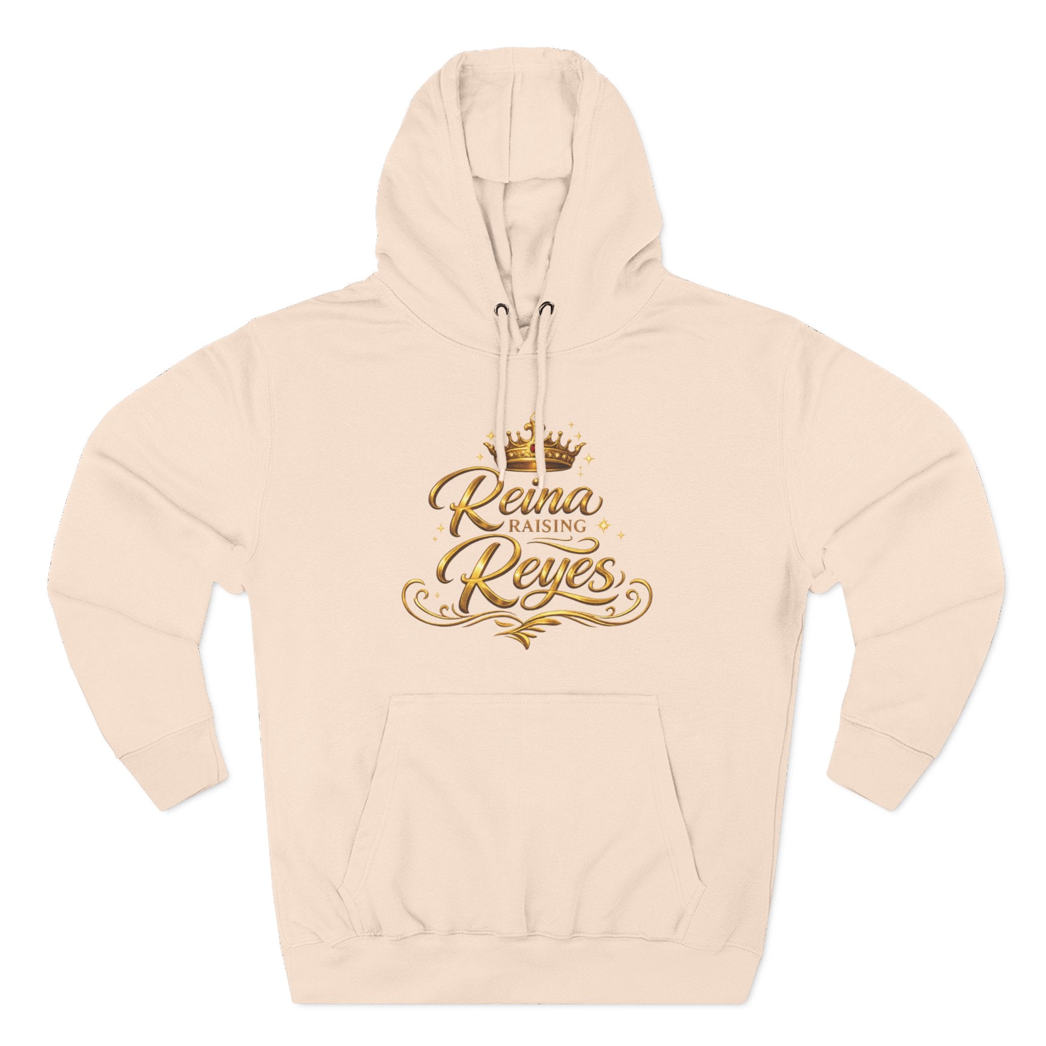 Reina Raising Reyes Hoodie — Gold Crown Family Name Pullover