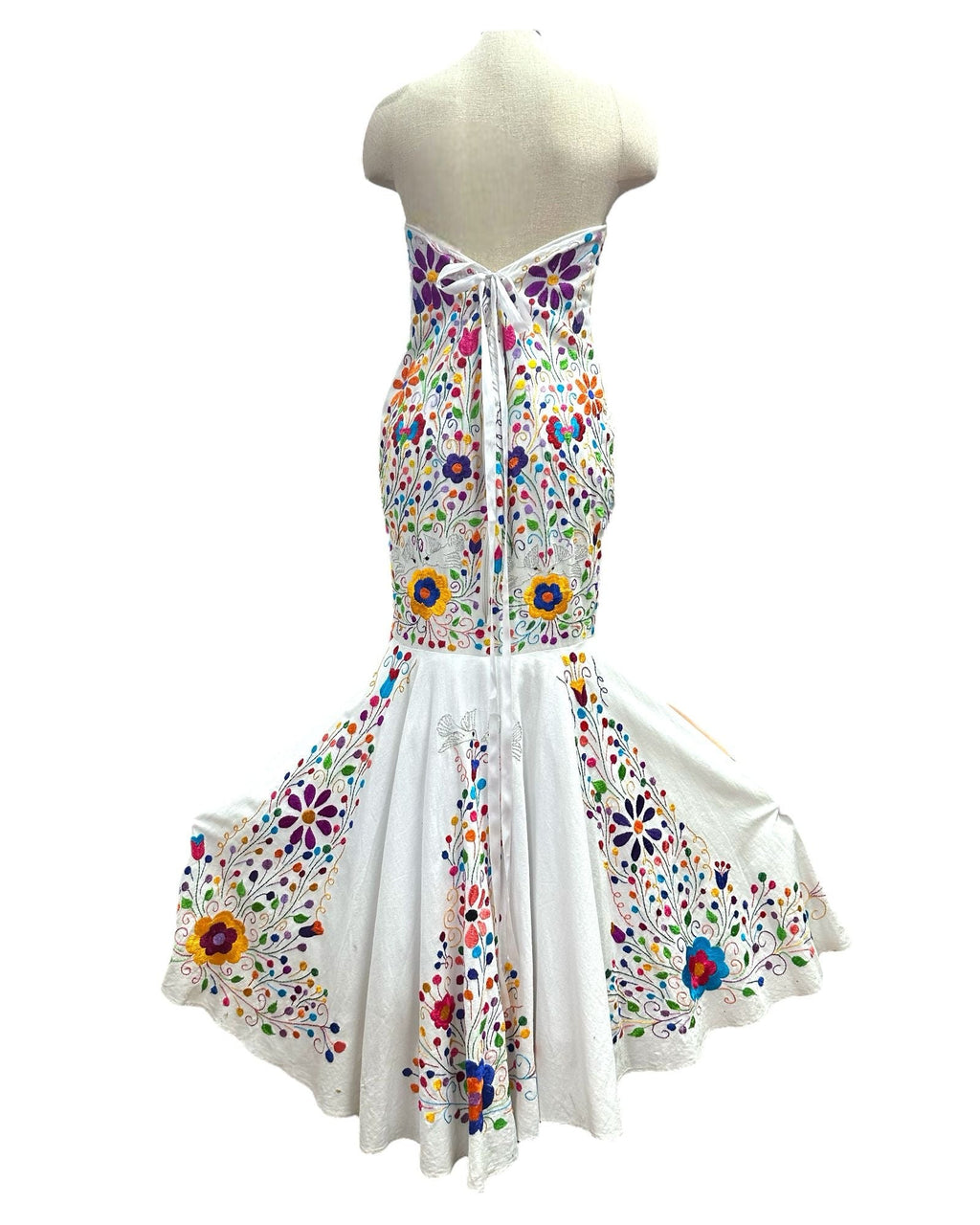 Priscila Hand-Embroidered Mexican Gala Dress — Made to Order