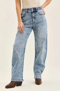 Judy Blue High Waist Marlow Arc Leg Jeans with Double Waistband