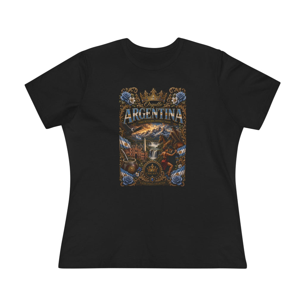 Women's Cotton Tee | Raíces Unidas — Orgullo Argentina