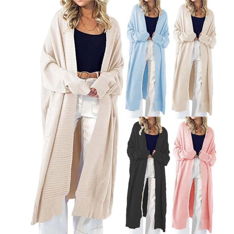 Longline Pocket Knit Cardigan