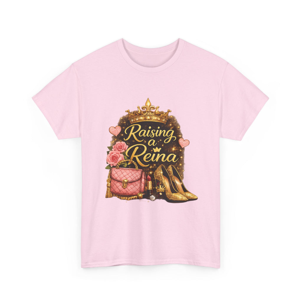 Raising a Reina T-Shirt — Mom & Daughter Crowned Queen Graphic Tee