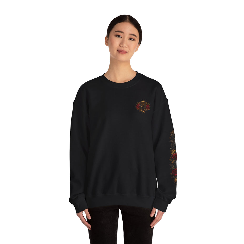 Bloom Like a Queen Sweatshirt — Floral Crown Crewneck