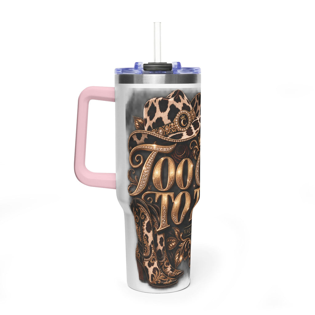 Vaquera Lux – Too Glam to Tame | Vacuum Thermal Tumbler, 40oz