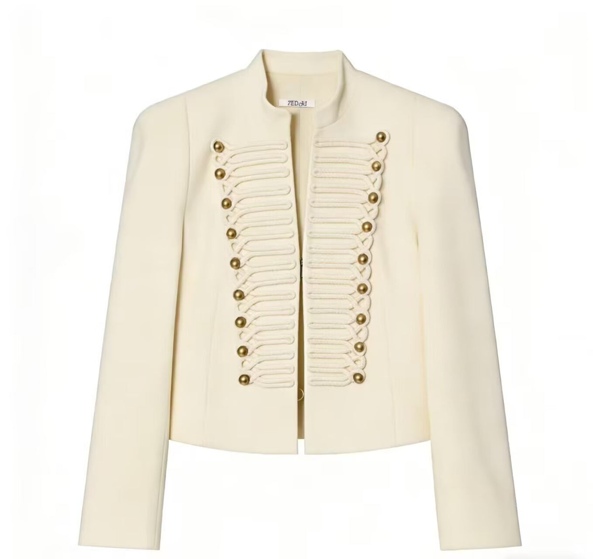 Women’s Slim-Fit Shoulder-Pad Blazer
