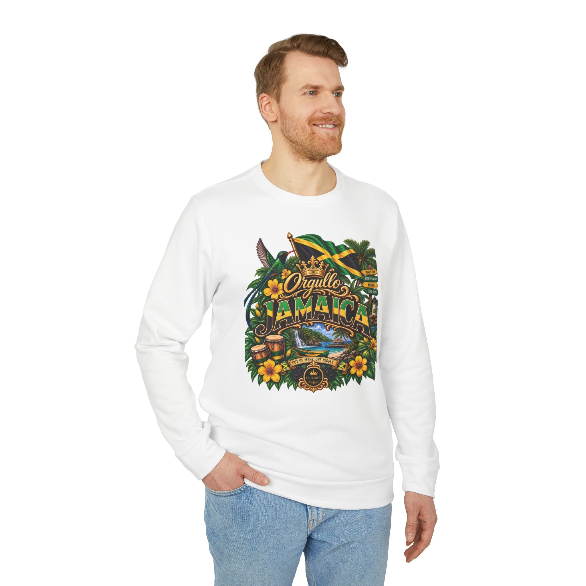 Orgullo Jamaica — Raíces Unidas Collection | adidas Sweatshirt