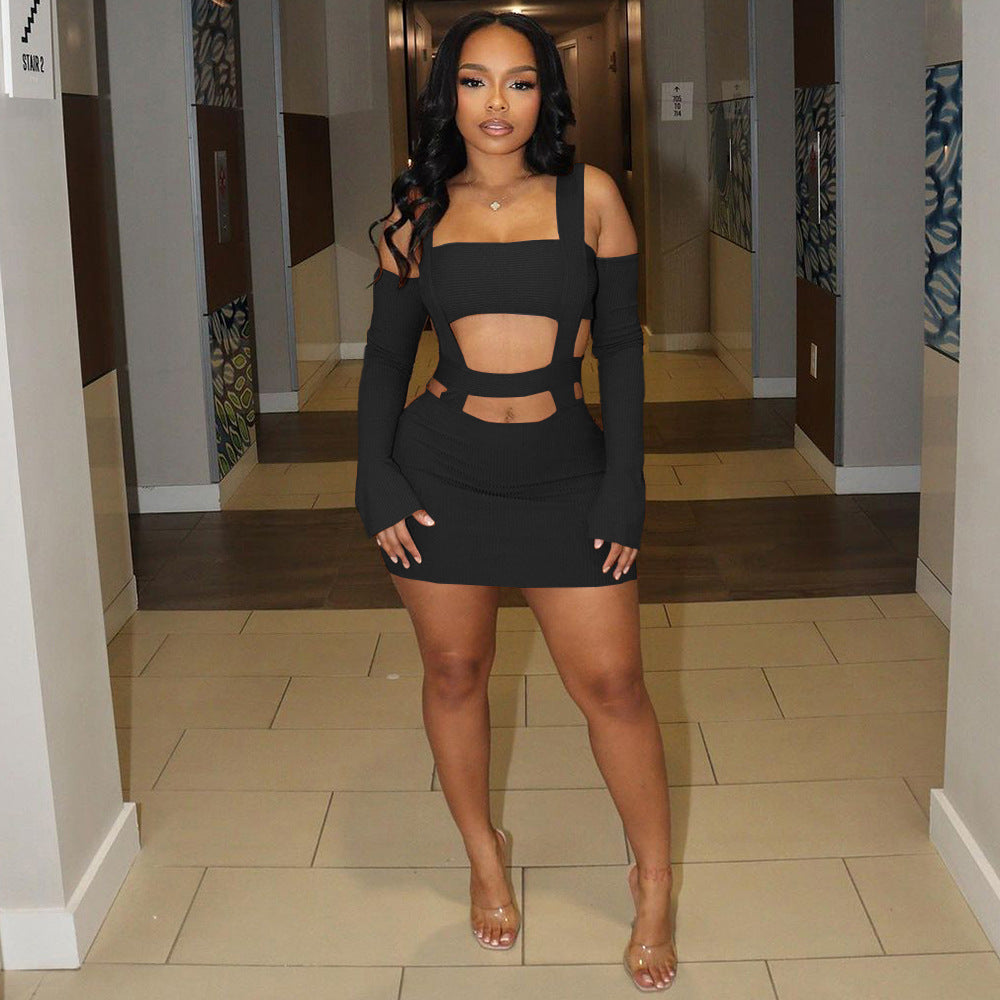 Sleeveless Cutout Bodycon Mini Dress
