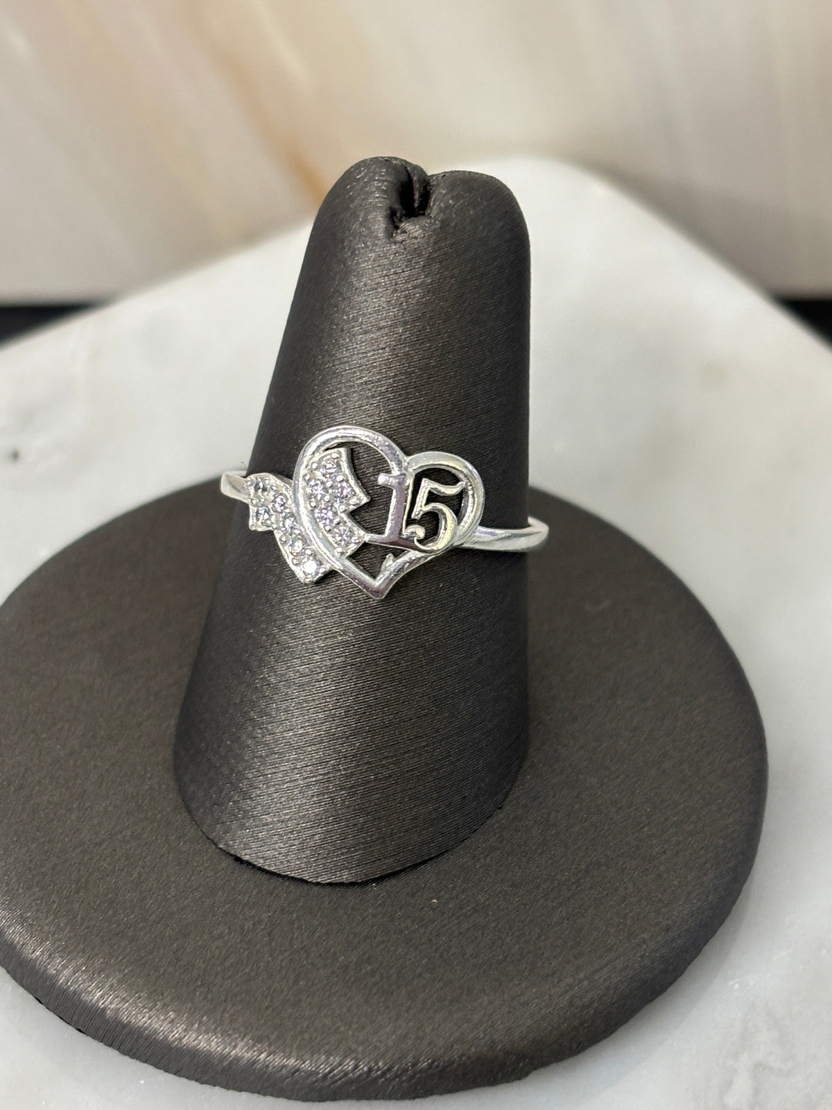Quinceañera Ring — Sterling Silver 925