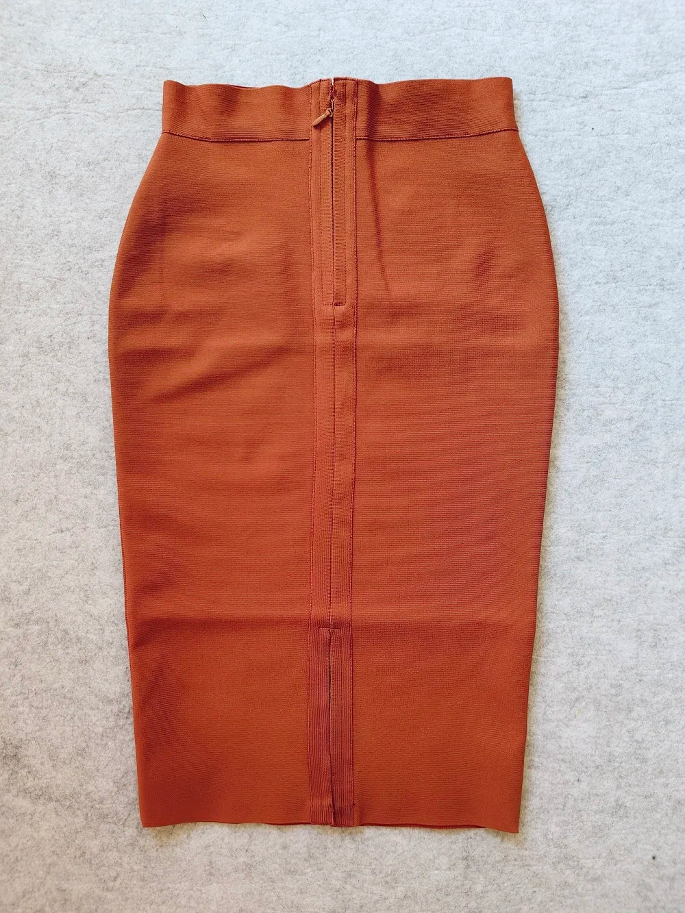 Sexy Open Fork Split Brown Bandage Skirts Long Midi Tight Pencil Bodycon XL Skirts High Waist Quality Office Lady Skirts